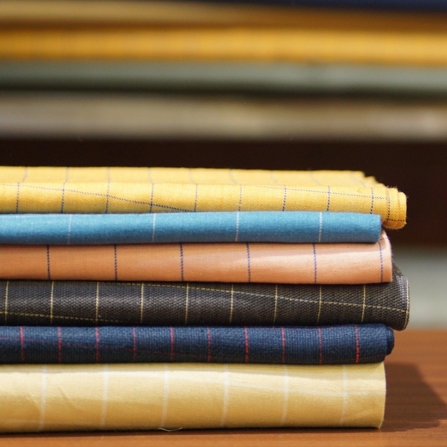 Check Linen, Pure Linen Fabric, Used for Cord Sets, Suits, Trousers, Tableware, Upholstery - OrganoLinen
