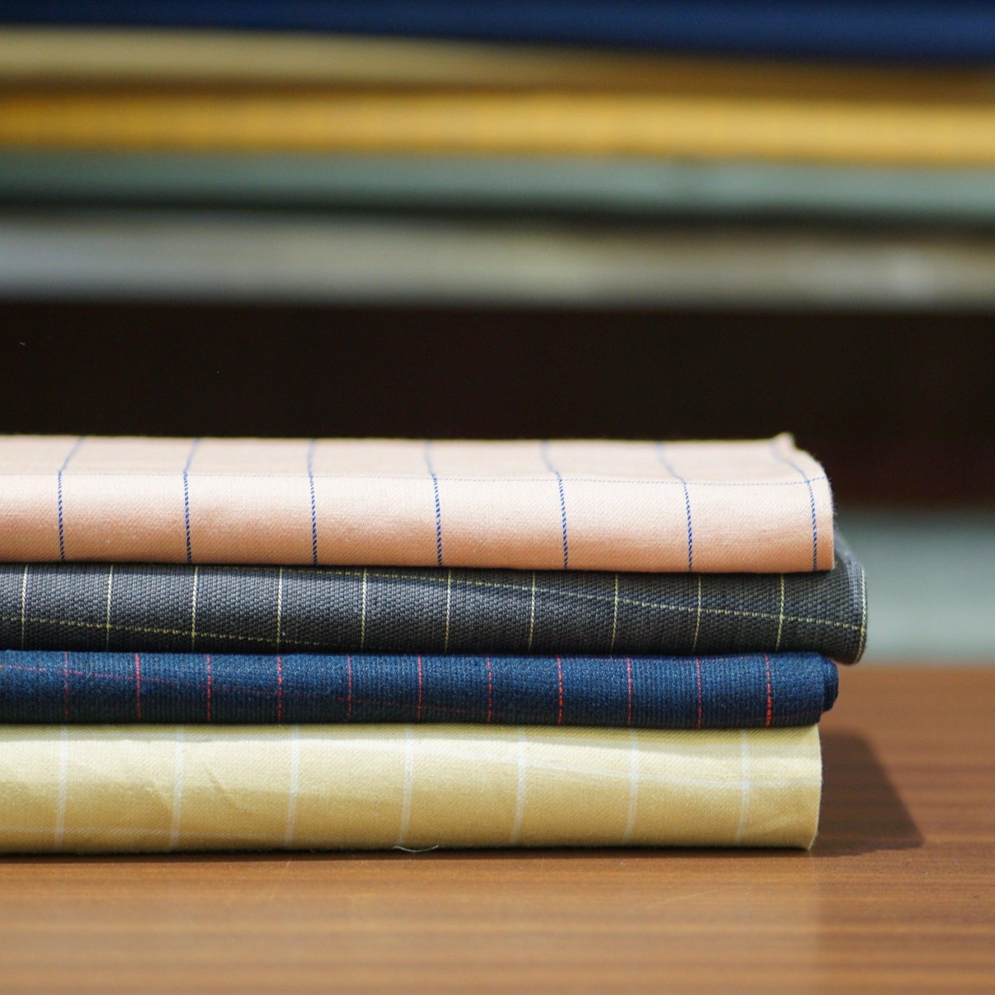 Check Linen, Pure Linen Fabric, Used for Cord Sets, Suits, Trousers, Tableware, Upholstery - OrganoLinen