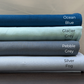 Pure Linen Fabrics in Light Blue, Grey Colors by the meter