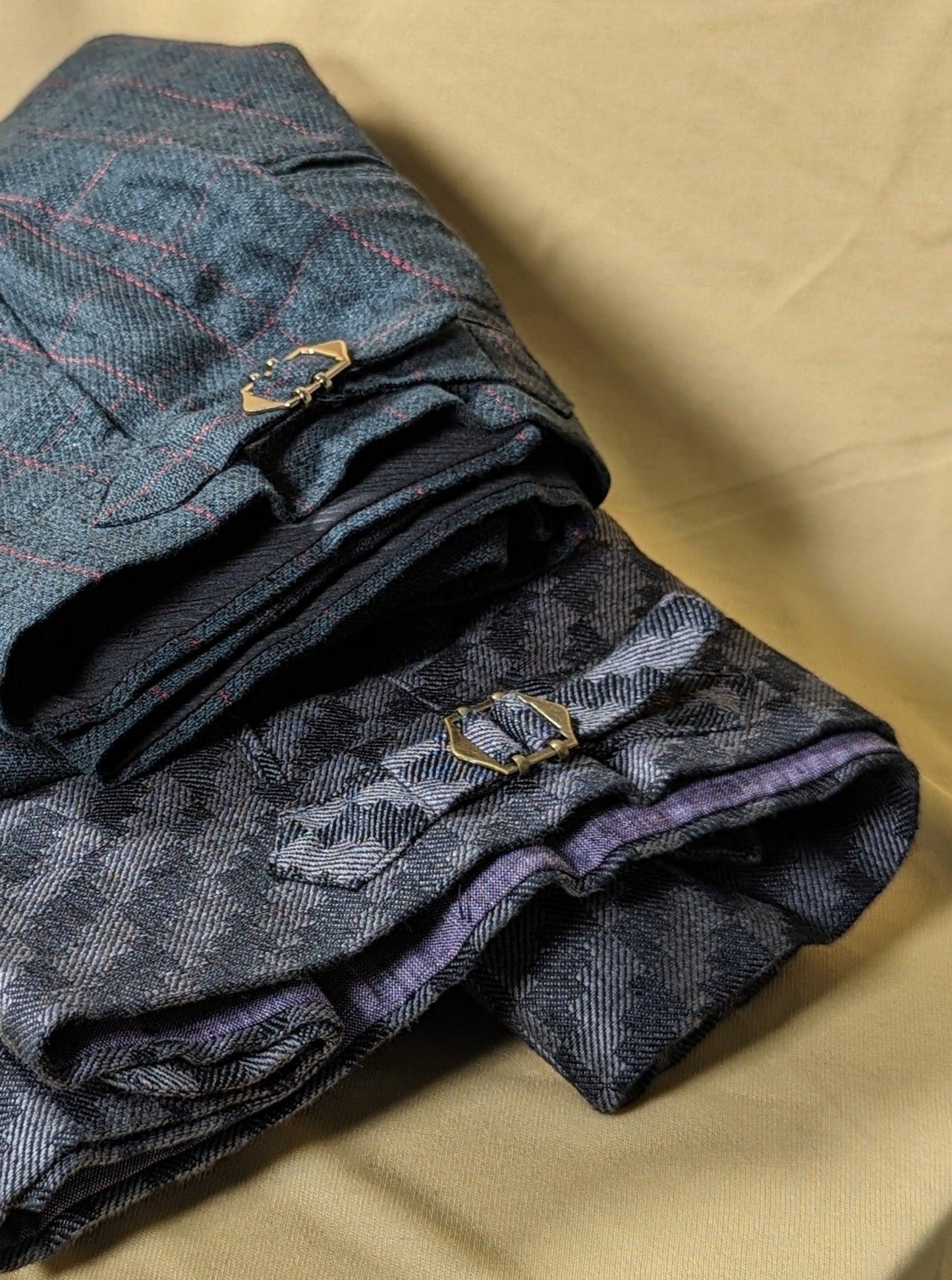 LUXE Linen Gurkha Trouser for Men - Stripe Collection - OrganoLinen