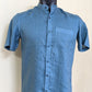 Small size pure linen shirt, 100% Linen Half Sleeve