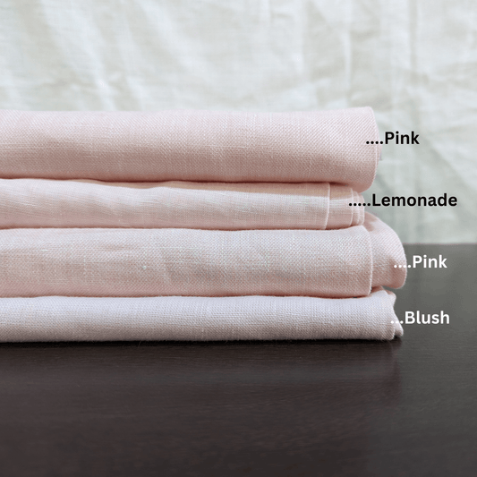 Pink Shirting Pure Linen Fabrics